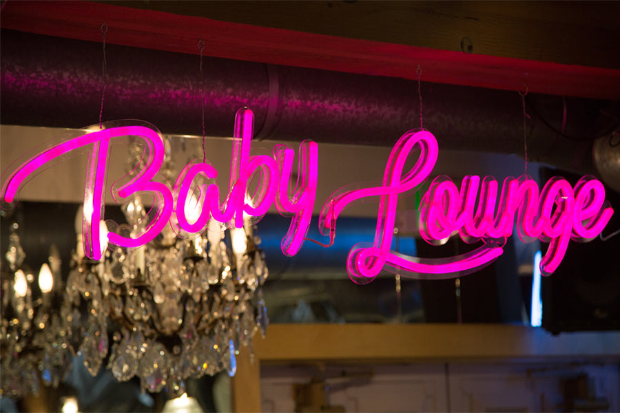 image of Baby Lounge brand sign