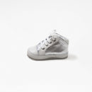 Baby Baller Sneakers - Silver - Side View