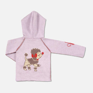 Penelope the Poodle Cashmere Blend Hoodie - Product Shot